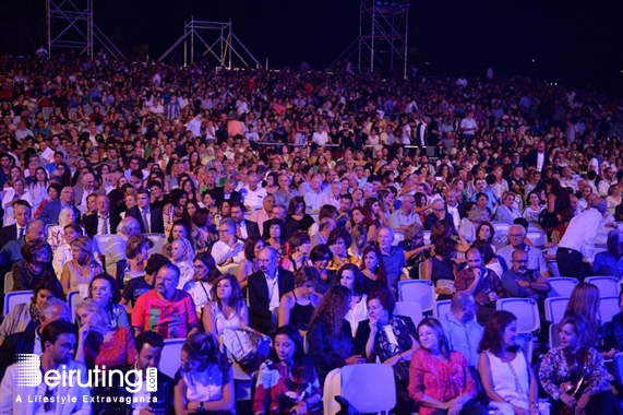 Baalback Festival Concert Jean Michel Jarre at Baalbeck Festival Lebanon