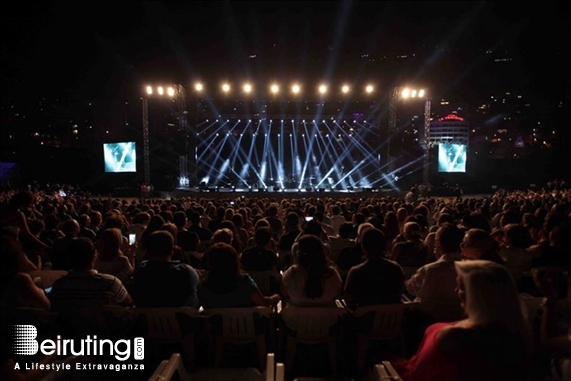 Jounieh International Festival Kaslik Concert Johnny Hallyday at Jounieh Festival Lebanon