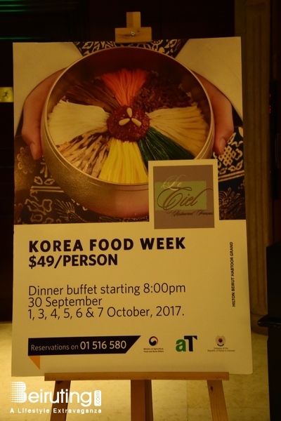 Le Ciel Sin El Fil Social Event Korean Food Week at Hilton Lebanon