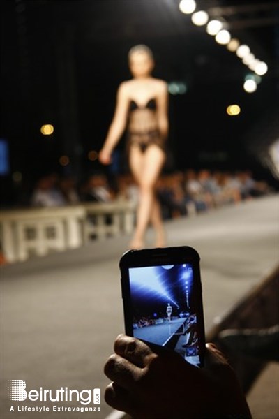 Saint George Yacht Club  Beirut-Downtown Fashion Show La Perla at fashion week by LIPS Lebanon