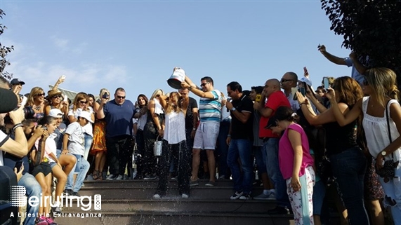 Social Event Ice Bucket Challenge With Celebrities  Lebanon