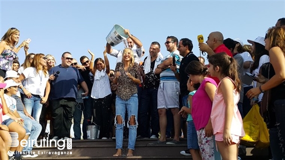 Social Event Ice Bucket Challenge With Celebrities  Lebanon