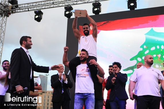 Outdoor Lebanese Arm Wrestling Championship Final Lebanon