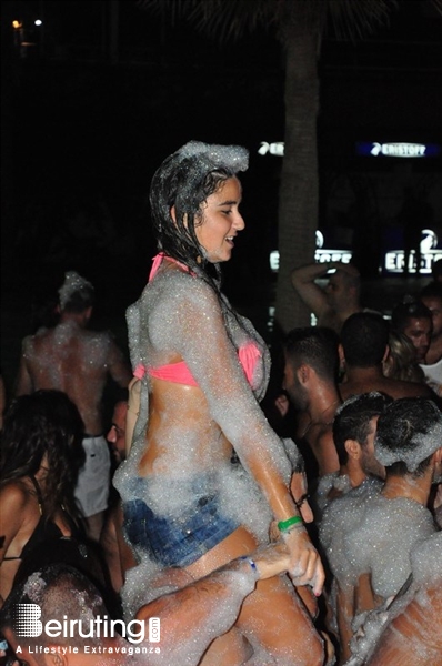 Cyan Kaslik Beach Party Largest FOAM Party 4 Part 2 Lebanon