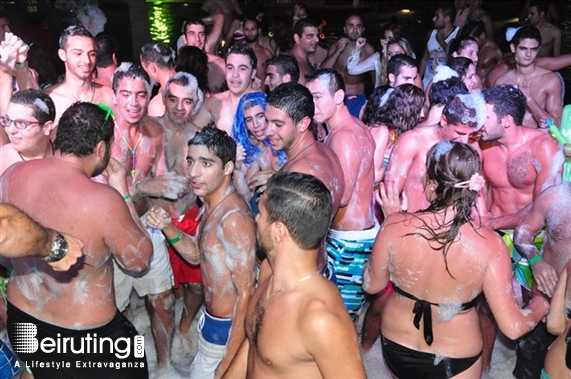 Cyan Kaslik Beach Party Largest FOAM Party 4 Part 2 Lebanon