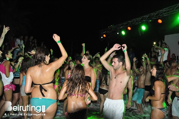 Cyan Kaslik Beach Party Largest FOAM Party 4 Part 2 Lebanon