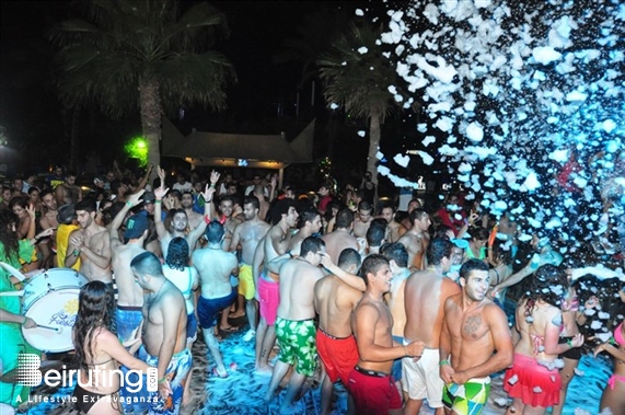 Cyan Kaslik Beach Party Largest FOAM Party 4 Part 2 Lebanon