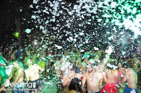 Cyan Kaslik Beach Party Largest FOAM Party 4 Part 2 Lebanon