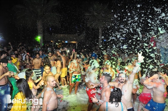 Cyan Kaslik Beach Party Largest FOAM Party 4 Part 2 Lebanon