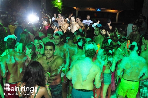 Cyan Kaslik Beach Party Largest FOAM Party 4 Part 2 Lebanon