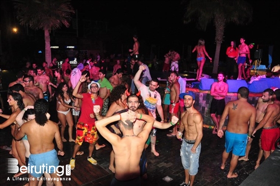 Cyan Kaslik Beach Party Largest FOAM Party 4 Part 2 Lebanon