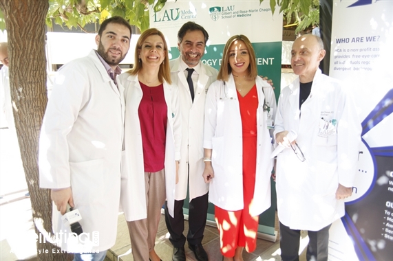 Activities Beirut Suburb Outdoor Complimentary Eye Examination day at LAU Medical Center- Rizk Hospital  Lebanon