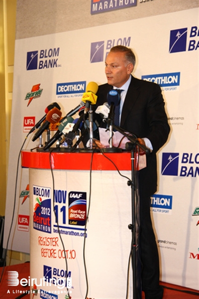 Riviera Social Event Launching of the Blom Beirut Marathon 2012 Lebanon