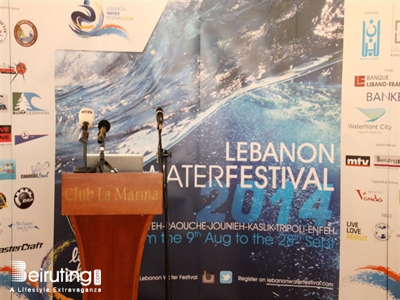 La Marina Dbayeh Social Event Lebanon Water Festival Press Conference Lebanon