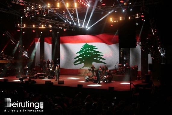 Activities Beirut Suburb Concert Nancy Ajram & Melhem Zein at Dbayeh Int Festival Lebanon