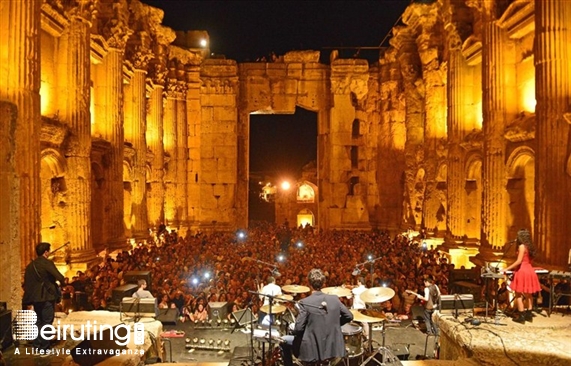 Baalback Festival Concert MASHROU LEILA at Baalbeck FESTIVAL Lebanon