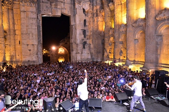 Baalback Festival Concert MASHROU LEILA at Baalbeck FESTIVAL Lebanon