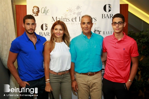 Mains et Fleurs Antelias Social Event Opening of Ravel Café Bistro Lebanon