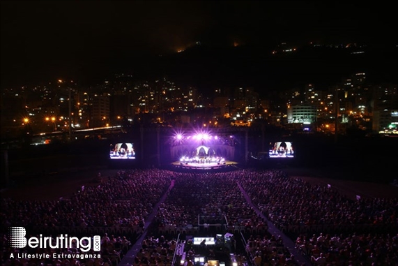 Jounieh International Festival Kaslik Concert Michel Sardou at Jounieh Festival Lebanon