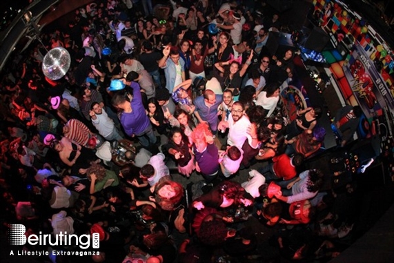 BO18 Beirut-Downtown Nightlife Mix FM's 80's night Lebanon