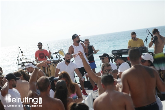 Eleven Beach Club Batroun Beach Party Nacho and Maher at La Taiga Lebanon