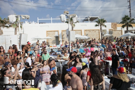 Eleven Beach Club Batroun Beach Party Nacho and Maher at La Taiga Lebanon