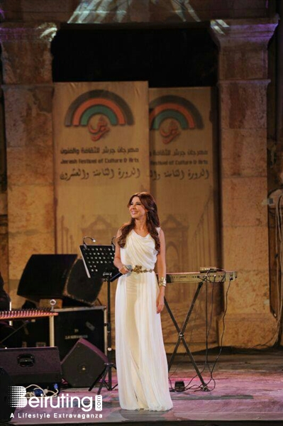 Around the World Nightlife Nancy Ajram in Jarash Lebanon