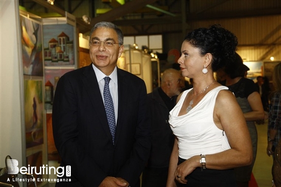 Forum de Beyrouth Beirut Suburb Exhibition Opening of Art & Living 2012 Lebanon