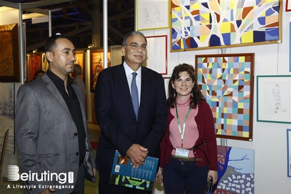 Forum de Beyrouth Beirut Suburb Exhibition Opening of Art & Living 2012 Lebanon