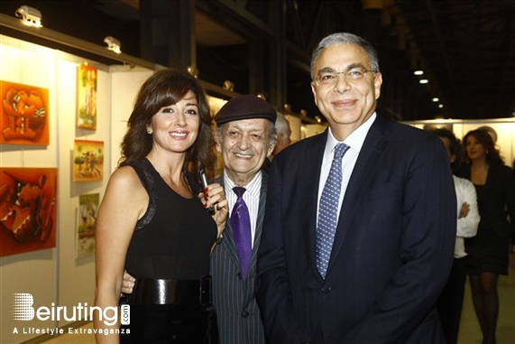 Forum de Beyrouth Beirut Suburb Exhibition Opening of Art & Living 2012 Lebanon