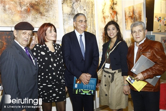 Forum de Beyrouth Beirut Suburb Exhibition Opening of Art & Living 2012 Lebanon