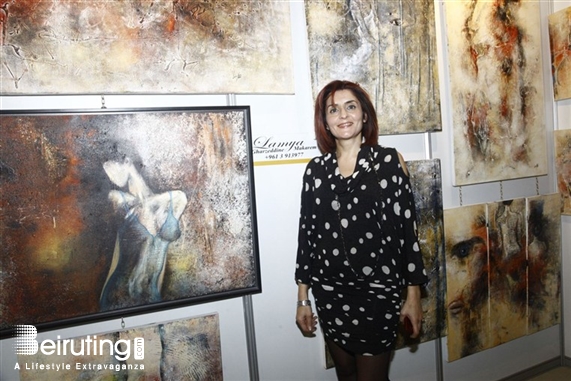 Forum de Beyrouth Beirut Suburb Exhibition Opening of Art & Living 2012 Lebanon