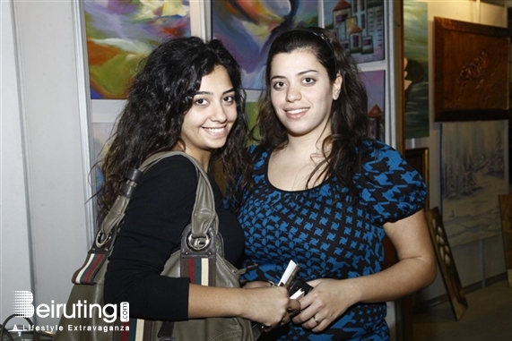 Forum de Beyrouth Beirut Suburb Exhibition Opening of Art & Living 2012 Lebanon