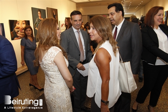 Activities Beirut Suburb Exhibition Opening of Nina Taher's Solo Exhibition 'Woman' Lebanon