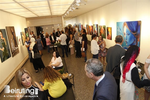 Activities Beirut Suburb Exhibition Opening of Nina Taher's Solo Exhibition 'Woman' Lebanon