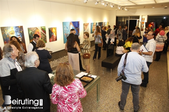 Activities Beirut Suburb Exhibition Opening of Nina Taher's Solo Exhibition 'Woman' Lebanon