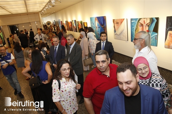 Activities Beirut Suburb Exhibition Opening of Nina Taher's Solo Exhibition 'Woman' Lebanon