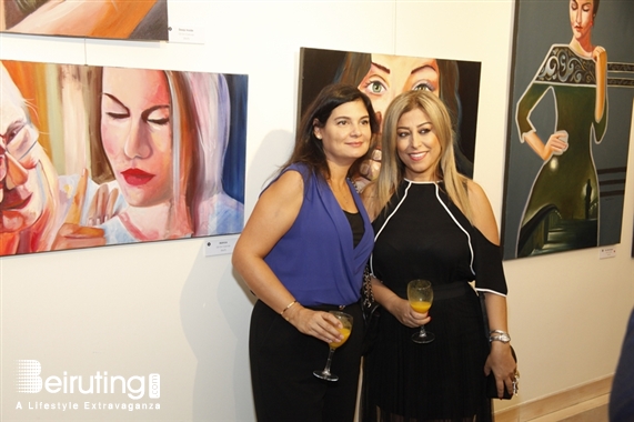 Activities Beirut Suburb Exhibition Opening of Nina Taher's Solo Exhibition 'Woman' Lebanon