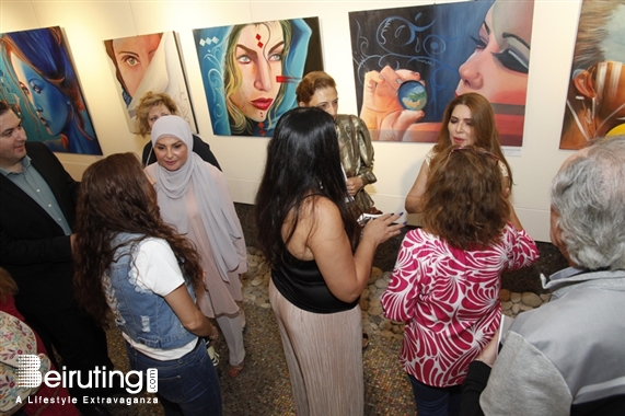 Activities Beirut Suburb Exhibition Opening of Nina Taher's Solo Exhibition 'Woman' Lebanon