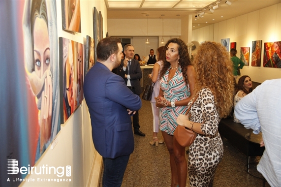 Activities Beirut Suburb Exhibition Opening of Nina Taher's Solo Exhibition 'Woman' Lebanon