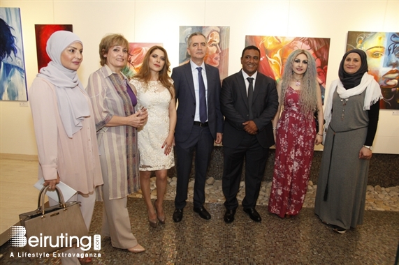 Activities Beirut Suburb Exhibition Opening of Nina Taher's Solo Exhibition 'Woman' Lebanon