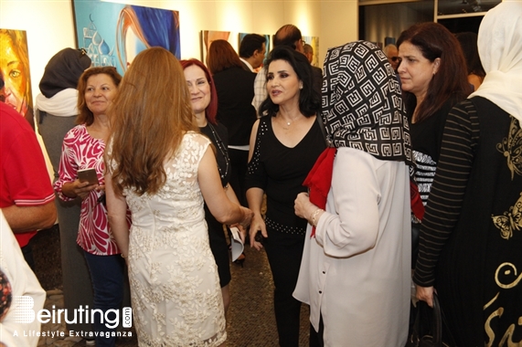 Activities Beirut Suburb Exhibition Opening of Nina Taher's Solo Exhibition 'Woman' Lebanon