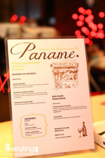 Paname Bistro Beirut-Gemmayze Social Event Paname Media Gathering Lebanon