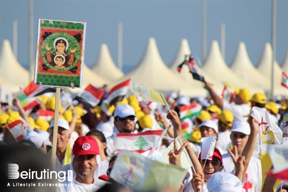 Beirut Waterfront Beirut-Downtown Social Event Pope Benedict XVI visit to Lebanon Day3 Lebanon