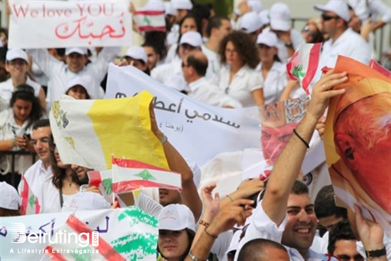 Beirut Waterfront Beirut-Downtown Social Event Pope Benedict XVI visit to Lebanon Day3 Lebanon