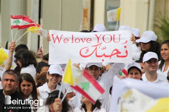 Beirut Waterfront Beirut-Downtown Social Event Pope Benedict XVI visit to Lebanon Day3 Lebanon