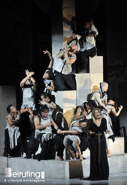 Baalback Festival Concert Puzzle at Baalbeck Festival Lebanon