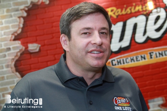 Raising Cane's Choueifat Social Event Todd Graves at Raising Cane's Lebanon