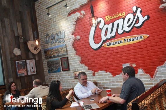 Raising Cane's Choueifat Social Event Todd Graves at Raising Cane's Lebanon