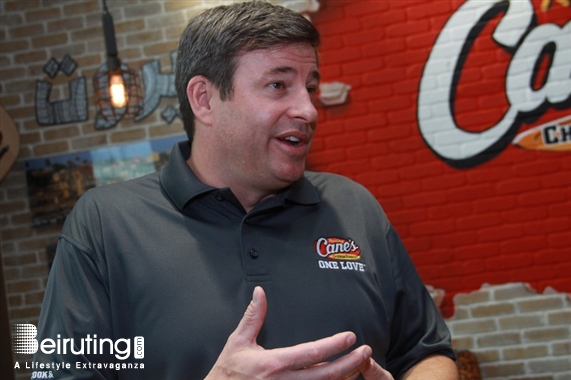 Raising Cane's Choueifat Social Event Todd Graves at Raising Cane's Lebanon